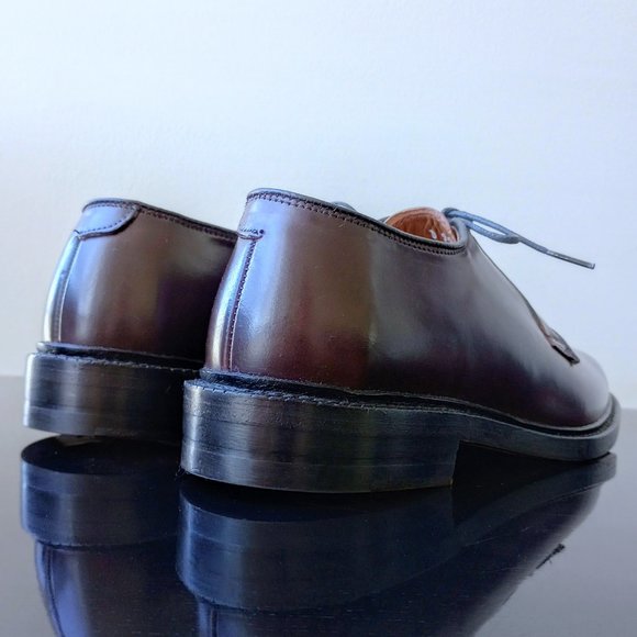 Allen Edmonds Men\'s Leeds Shell Cordovan Derby Dress Shoe Handcrafted in the USA main image 9